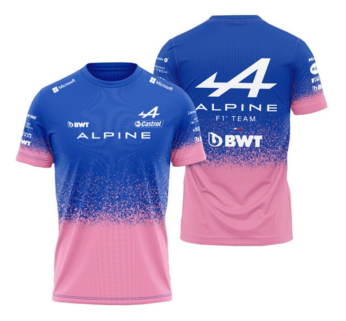 F1 Alpine Tops Spain Alonso Camisetas Para Hombre