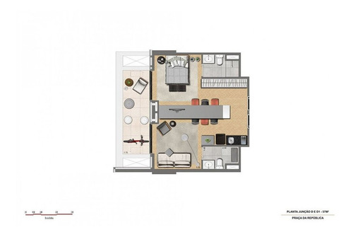 Studio Residencial Para Venda, República, São Paulo - St2207. - St2207-inc