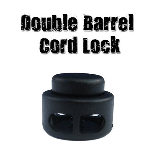 Paracord De Planet Double Barrel Cordón Negro Lock Draw Cade