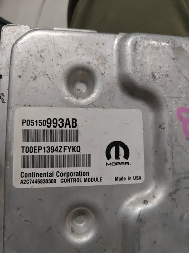 Computadora Chrysler 200 2015-2016 P05150993ab 102903ae (Usado)
