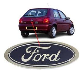 Emblema Insignia Óvalo Ford Fiesta Y Ka 1997 Curvo