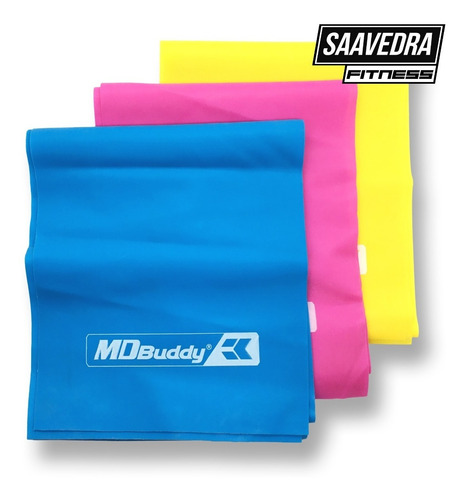 Tiraband Banda Latex Banda Elastica Pack X 3 Intensidades
