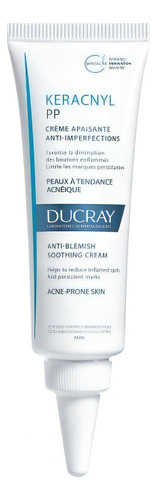 Creme Calmante Anti Imperfeições Ducray Keracnyl  para pele oleosa de 30mL