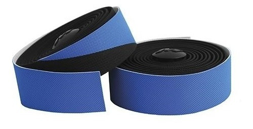 Imagen 1 de 1 de Cinta Massi Para Manubrio Bicicleta Negro/azul Cyan