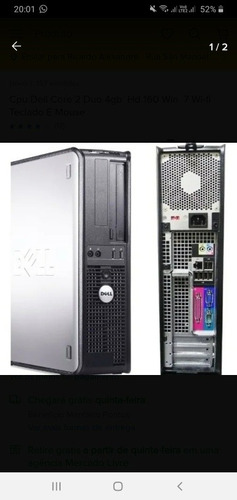 Imagem 1 de 4 de Cpu Completo. Dell Optiplex 380 + Monitor + Teclado E Mouse