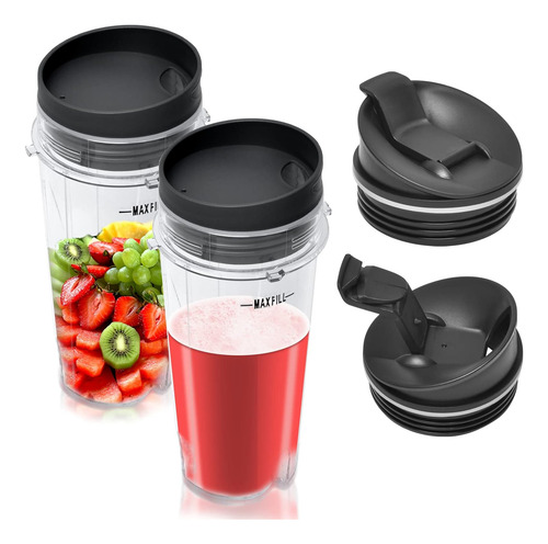 Set De Vasos De Licuadora De 16oz Compatible Con Piezas De R