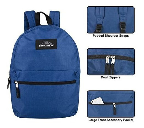 Mochila Trailmaker Classic De 17 Pulgadas Con Acolchado Ajus