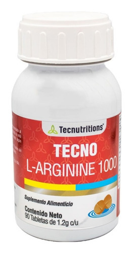 Suplemento L-arginina 1000, Tecnu® Crecimiento Muscular Sabor Sin Sabor