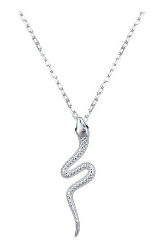 Cadena Con Dije Serpiente Gargantilla Plata 925