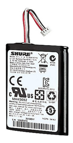 Sb901 Bateria Recargable Para Mxw1 Mxw6 Mxw8