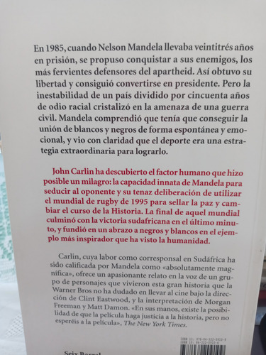 El Factor Humano - John Carlin. (Usado)