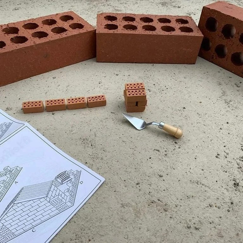 Poço - 28 Pçs - Brinquedo De Construção - Tijolinhos Teifoc