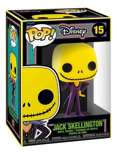 Disney Funko Pop Jack Skellington Blacklight (15) ¡en Stock!