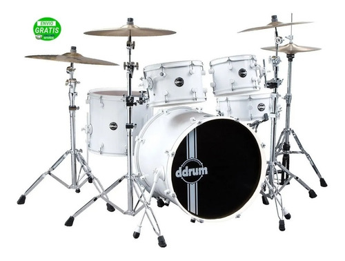 Batería Acústica 5 Cuerpos Ddrum Reflex  Wht + Envio Gratis