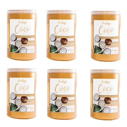 Imagen 2 de 3 de Tratamiento Capilar Profesional Almendras Frilayp X 1kg Frilayp Profesional Baño de crema - 1 - Unidad - 1 - 1 kg - 1000 mL