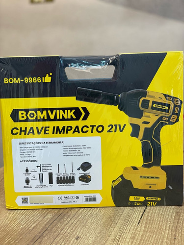 Parafusadeira Bomvink Profissional Bom-9966 21v