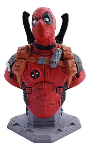 Deadpool Figura De Coleccion De Marvel 3d Pintado A Mano Pla