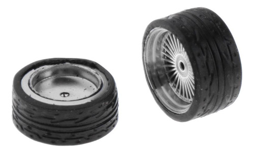 2 Ruedas De Cubo De Acero Inoxidable De Juguete Eje Hueco De