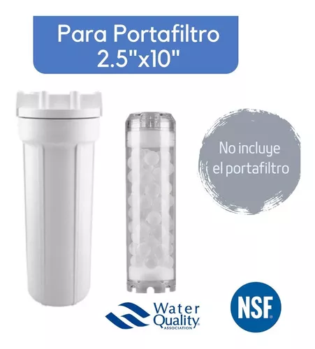 Cartucho Para Filtro Agua Polifosfatos Elimina Sarro Color Transparente