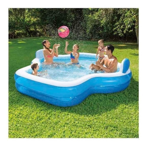 Alberca Inflable Familiar Summer Waves