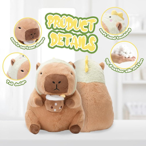 Capybara Plush, Cute Capybara Plush Pillow Kawaii