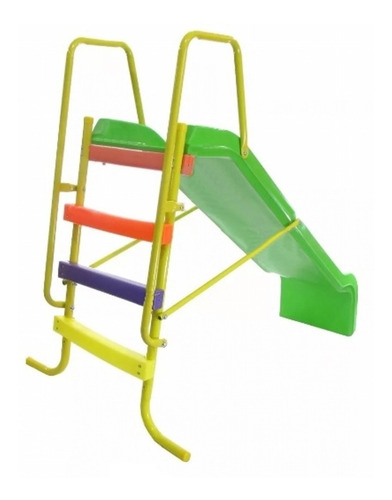 Tobogan 3 Escalones 4 Niveles Bajada Plastica Escalera Metal
