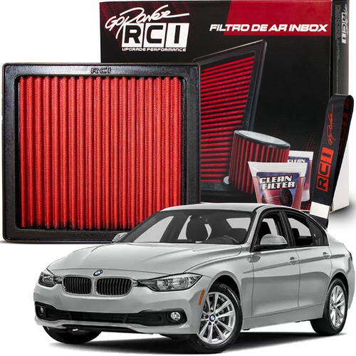 Filtro De Ar Inbox Esportivo Rc Bmw 320i 2013 2014 2015 2016