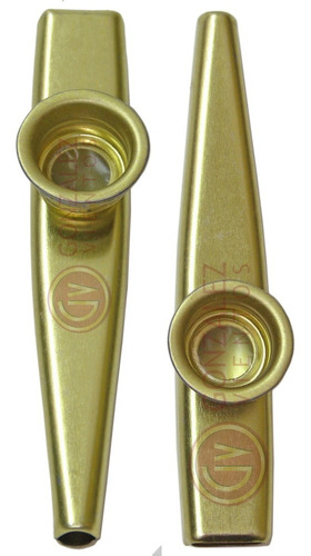 Kazoo De Metal Stagg Dorado Facil De Tocar Precio Por Unidad Color Metal Dorado