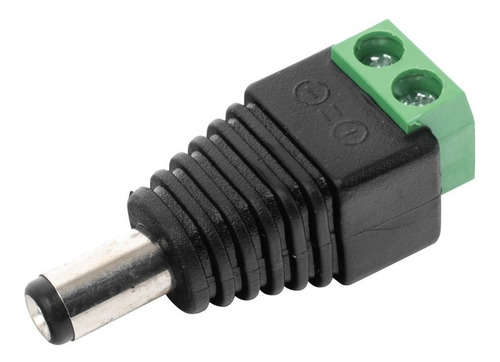 5pzs Conector Macho Plug 2.1mm Para Arduino Camara Cctv