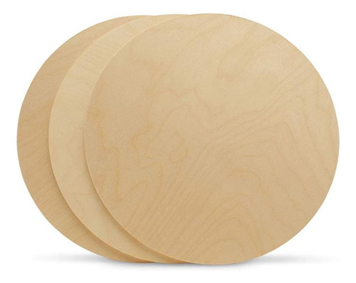 Círculos De Madera De 16 Pulgadas, 1/4 De Pulgada De G...