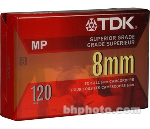 Cassette 8 Mm Tdk P6-120mp Para Video Camaras 