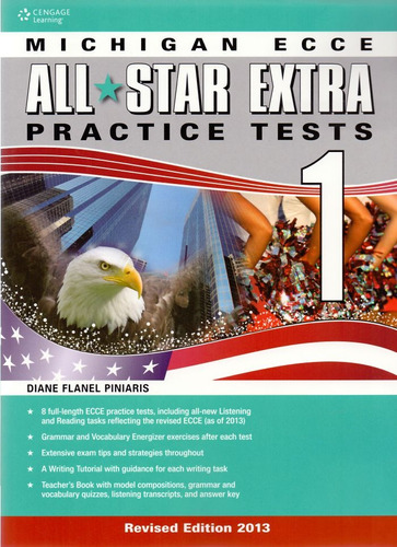 Michigan ECCE All Star Extra 1 Practice Test: Student Book, de Flanel Piniaris, Diane. Editora Cengage Learning Edições Ltda., capa mole em inglês, 2012