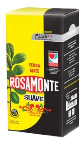 Yerba Mate Rosamonte Suave Plus De 500g Pack 10u