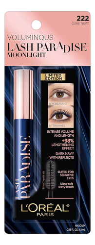 L'oreal Mascara Pestañas Azul Lash Paradise Dark Navy 222