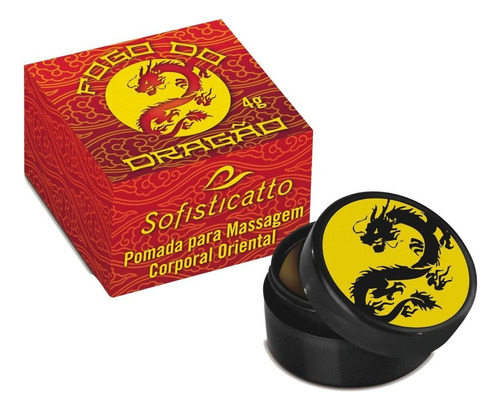  Pomada De Massagem Corporal Oriental Fogo Do Dragão Aquece