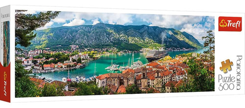 Trefl Rompecabezas Panorama De 500 Piezas, Kotor Montenegro