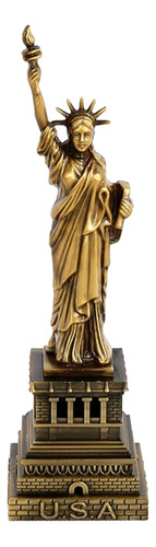 Adorno En Miniatura De Bronce De La Estatua De La Libertad D