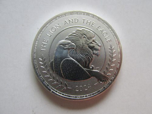 Moneda Inglaterra 2 Libras Plata Rey Carlos Iii 2024 1 Onza (Usado)
