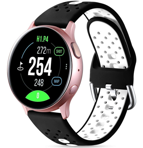 Malla Galaxy Watch Active 2/3 40/44mm Getino Black White S