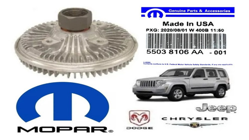 Fan Clutch Croche Jeep Grand Cherokee 4.7 Wk 2005 2006 2007