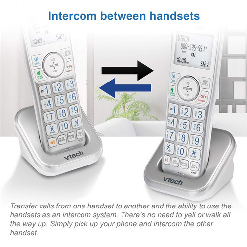Telefonos Inalambricos Vtech 6.0 Bluetooth Con Contestador