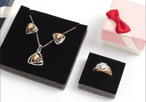 Imagen 6 de 7 de Set 12 Caja De Regalo Para Joyas 5x5cm