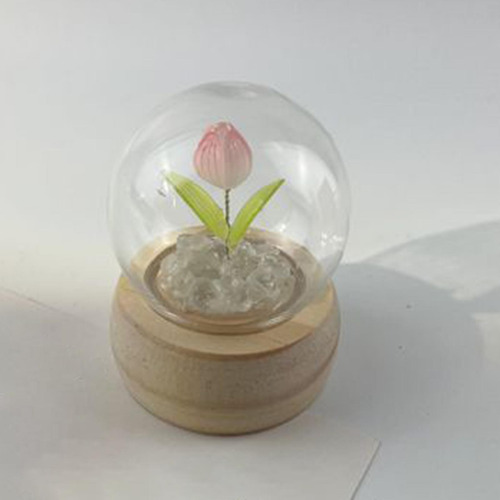 Lámpara De Noche De Tulipán Diy Flores Lámpara De 1 Flor