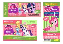 Comprar Kit Imprimible My Little Pony Mod.2 100% Editable Cumpleaños