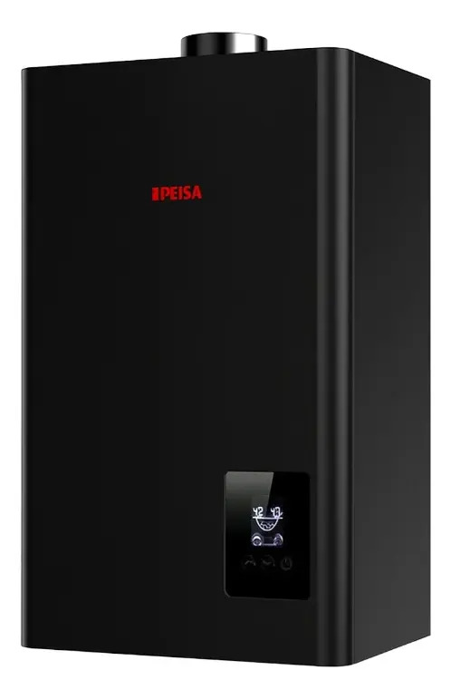Calefon A Gas Peisa 14 Litros Tiro Forzado Tbf Digital Negro