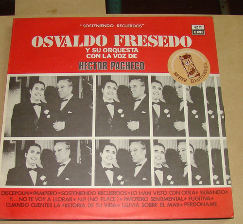 Osvaldo Fresedo - Sosteniendo Recuerdos Lp Argentino / Kktus