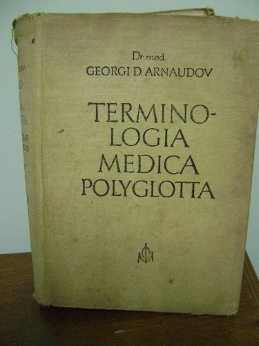 Livro Terminologia Médica Poliglota Georgi Arnaudov 1966
