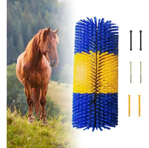 Cepillos Para Rascar Ganado, Cepillo Para Azul Y Amarillo