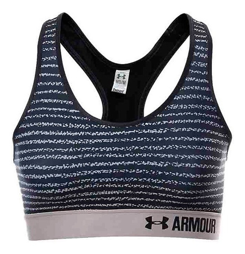 Top Under Armour Mod. 1273505-006 Negro/rosa (x)