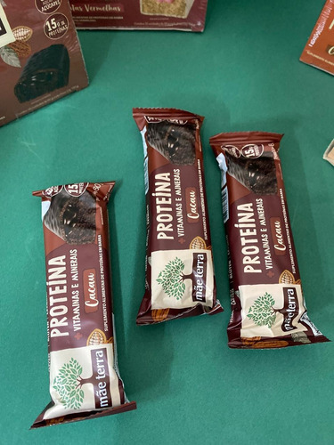 Barra Proteica Vitamina 12un X 60g Vegano Mãe Terra Mixnutri